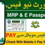 E-Passport Fee in Pakistan