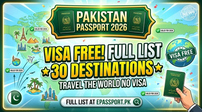 Pakistan Passport Visa Free Countries 2026: Full List of 30 Destinations You Can Visit