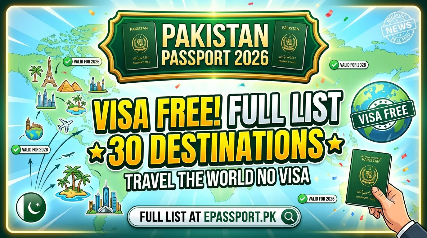 Pakistan Passport Visa Free Countries